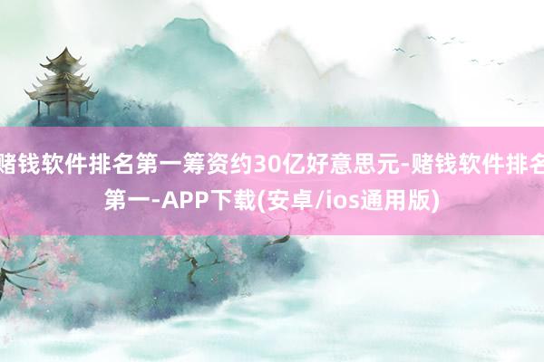 赌钱软件排名第一筹资约30亿好意思元-赌钱软件排名第一-APP下载(安卓/ios通用版)