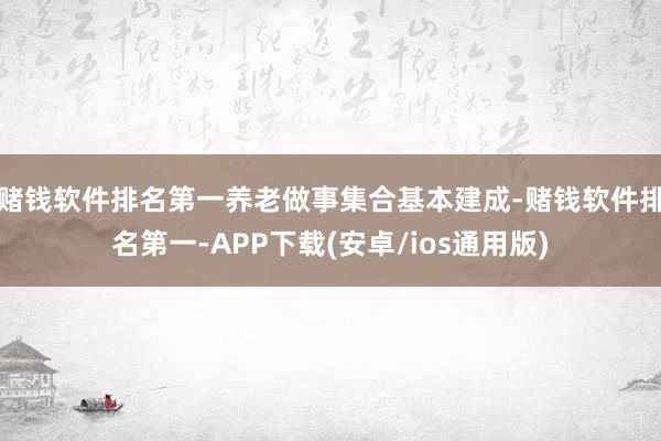 赌钱软件排名第一养老做事集合基本建成-赌钱软件排名第一-APP下载(安卓/ios通用版)